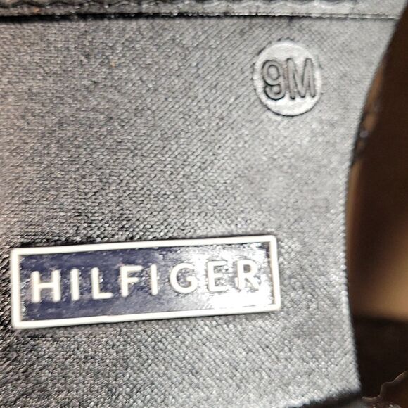 Rare Tommy Hilfiger Wing Tip Black Rain Boots- Size 9 - Picture 9 of 9